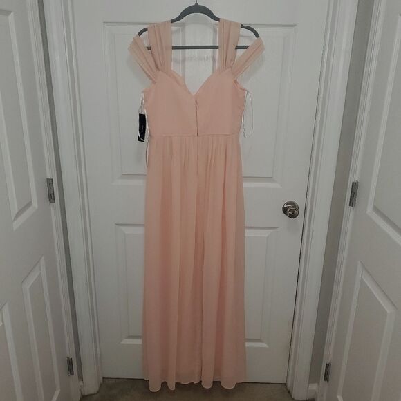 Lulu's Blush Pleated Dress - Picture 5 of 12